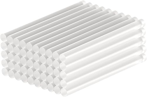 goobay Heißklebepistole Sticks 11x200 mm, 50 Stk, Klebesticks für Standard-Klebepistolen, Heißklebesticks, schnelltrocknend, für Modellbau, Bastel- und DIY-Projekte, Transparent - 77853