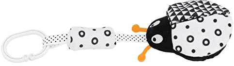 Fdit Hochet en Peluche Suspendu pour Nouveau-né, avec Carillons éoliens, Facile à Accrocher à la Poussette, Bébés de Noël, 13,4 Pouces, Doux pour la Peau (#1)