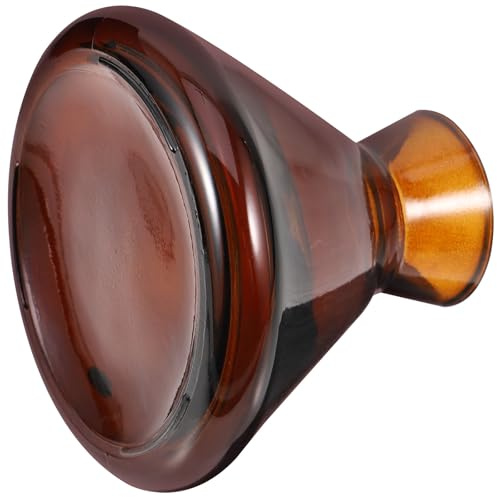 BESPORTBLE Flacon Diffuseur D’arômes 220ml en Verre Transparent Ouverture Trompette, Flacon Rechargeable pour Huiles Essentielles, Diffuseur Parfum Maison et Bureau, Bouteille Ménagère