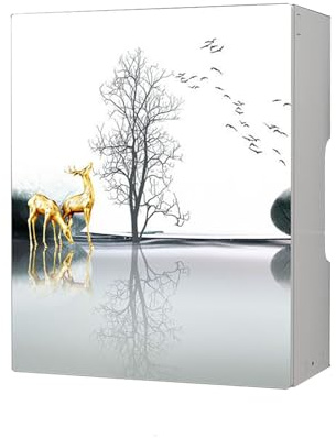 PGZMDTWI Cache radiateur, Bois Premium avec Plateau supérieur, Améliore l'esthétique de la pièce, Organisateur stylé Fonctionnel pour Cuisine Maison rétro intérieur(Gray,40x35x17cm)
