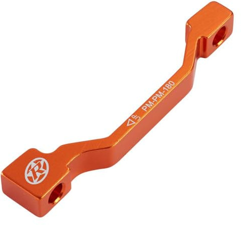 Reverse Scheibenbremsen Adapter PM-PM von 160 auf 180mm orange