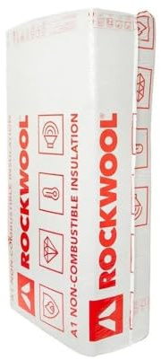 Rockwool RWA45 Acoustic Insulation Slab 1200mm x 600 x 50 Millimetre 9 Pieces Per Pack. 6.48 Square Meters