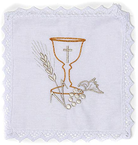 Holyart Servizio da Altare Calice in Puro Lino