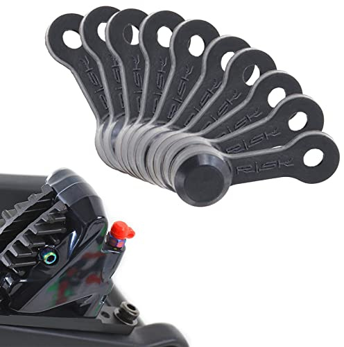 Sharplace 2X 10 Stück Fahrrad Bremsentlüfter Gummikappen Staubschutz Bremsentlüfter Nippelkappe für Autos Und Motorräder