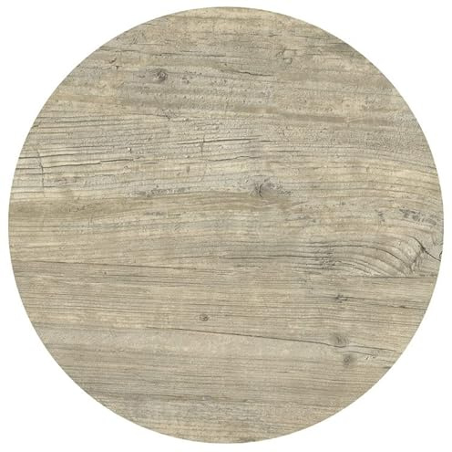 Harfield Roltex 40cm Round Serving Platter Cake Cheese Board Slate Oak Wood Style (Vintage)