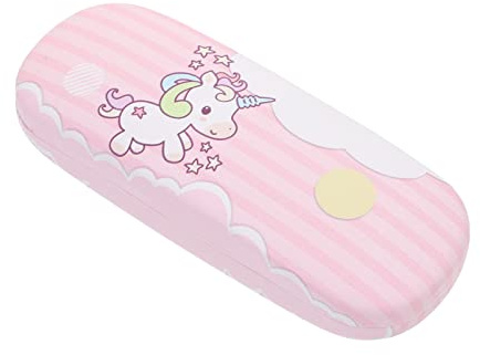 Healifty Brillenetui Mädchen Tragbares Cartoon Muster Anti-Druck Brillenbox Hartschale Schutzetui Für Sonnenbrille Und Brille Aufbewahrung Reise Geschenk