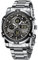OLEVS Mens Watches Multifunctional Chronograph Led Analog Digital Watch Stainless Steel Day Date Alarm Wrist Watch Gent Luminous Waterproof