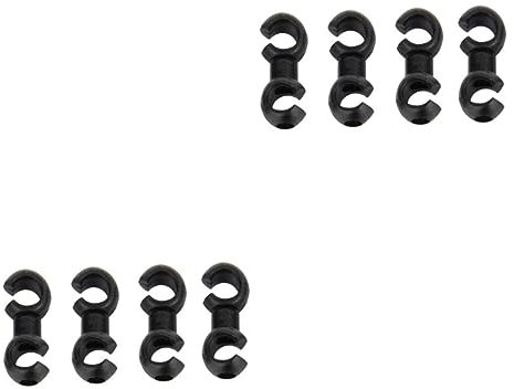 Toddmomy 20 STK S-Clips Fahrradclips Kabelclips Für Fahrräder Fahrrad Bremsleitung Fahrradausrüstung Fahrrad Bremsklemme Fahrrad Bremskabel Bremsschnalle Feind Bausätze Armband Anschließen