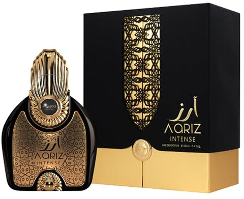 Aariz Intense Perfume EDP 100ML Cardamom, Fig tree leaves,Cedarwood, Lactonic,Tonka Bean, Vanilla