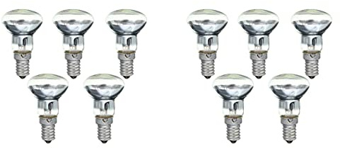 Fivetwofive Lava Lampe E14 R39 30W Strahler Schraube in Glühbirne Klarer Spot Glühbirnen Lava Glühlampe 10 Stücke