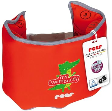 reer myswimbuddy Schwimmgürtel | Schwimmhilfe für Kinder und Kleinkinder | Individuell anpassbar | Sicher Schwimmen Lernen | 15-30kg