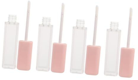 WOONEKY Lipgloss-tuben in Reisegröße 6 Ml Quadratische Kunststoffbehälter Nachfüllbar Für Lipgloss in Großen Mengen Für Make-up
