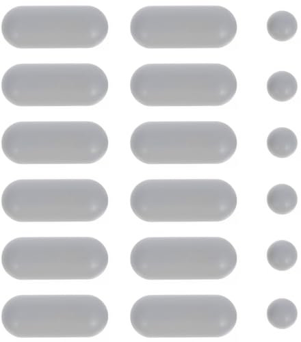 Juego de amortiguadores de inodoro universales de 3 piezas, goma para asiento de inodoro, amortiguador de repuesto para asiento de inodoro para el hogar, la oficina y más