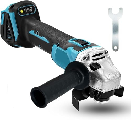 Akku Winkelschleifer, Ersatz für Makita DGA517Z, Bürstenlos Trennschleifer Scheibe 125mm, 850 Watt, Schleifen zum Entfernen von Farbe und Mörtel,zum Schleifen