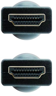 Cavo HDMI v1.4 con supporto per High Speed e Ethernet Channel (HEC), connettori tipo A maschio a maschio, lunghezza 15 metri. Ideale per connessioni a lunga distanza senza perdita di qualità.