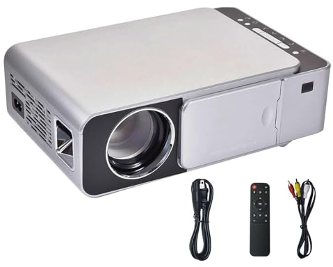 Proiettore LED - Proiettore LED 1080p | Video Proiettore Pprtable | Display LCD | Schermata Di Riduzione Del Rumore | Proiettore Video Teatrale Per La Condivisione Di Foto, Partite Di Calcio, Serie TV