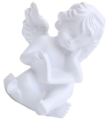 Gatuida Engelsfigur Aus Harz Zarte Haushalt Engel Statue Desktop Dekor Für Zuhause Und Büro