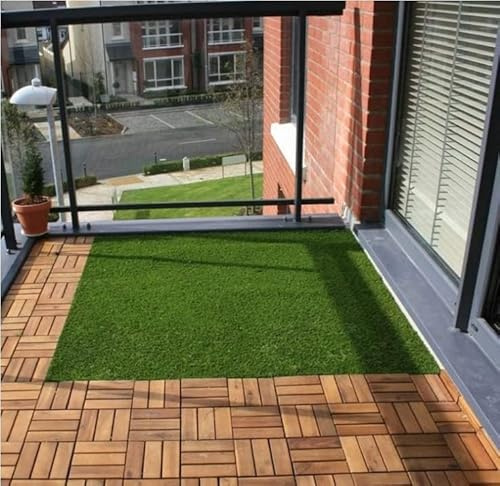 GAOBINGB Césped Artificial en Rollo, césped sintético Premium, 10 mm de Altura, Verde, Realista, para Perros y Mascotas, con Base de Goma Resistente a los Rayos UV (1 x 2 m)
