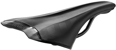 Selle Italia SLR Advan - Sella Bicicletta da Strada in Acciaio Manganese, Rivestimento Leggero, Forma Neutra, Leggera e Comoda