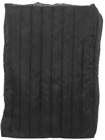 Housse de Climatiseur de Fenêtre Intérieur Noire, Protection Anti-poussière | Abri pour Climatiseur de Fenêtre, Couvercle Intérieur du Climatiseur, Fête