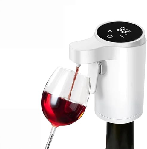 Distributore di vino quantitativo intelligente, gamma regolabile da 1 a 99 ml, aerazione con controllo touch, display del volume di uscita, design compatto e portatile, per uso domestico e per feste