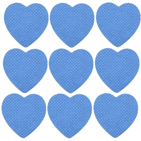 jojofuny Pads in Cotone 200 Pezzi per Unghie Gel e Extension senza Pelucchi Usa e Getta, Forma a Cuore per Esigenze Professionali e Vari Ambienti