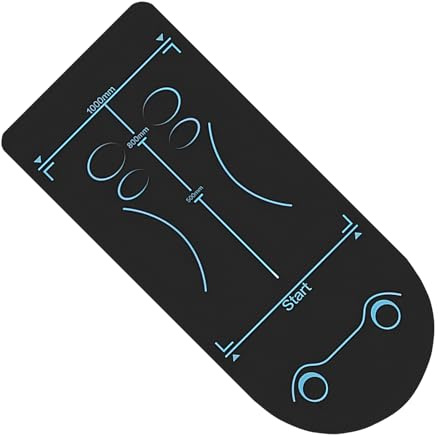 Estera con rodillo abdominal para ruedas, cojín antideslizante para estera de yoga de 59x24 pulgadas, accesorio para equipos de gimnasio para rodillos abdominales, cojín plegable para gimnasio en casa