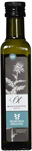 Ölmühle Solling Mariendistelöl - kaltgepresst - nativ - BIO - Naturland, 1er Pack (1 x 250 ml)