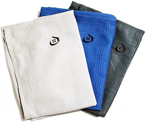 Pella - 3 panni in microfibra, panni multiuso per la pulizia senza residui, per la casa, l'ufficio, l'auto e finestre, vetri, specchi e molto altro ancora