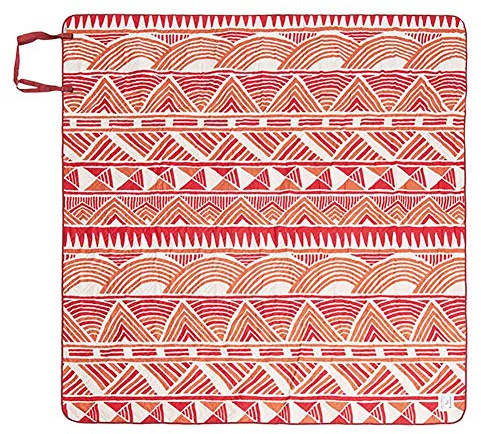 Wasserdichte Picknickdecke Sanddicht Gesteppt Stranddecke Gepolstert Tragbar Faltbar Waschmaschinenfest Feuchtigkeitsbeständige Matte Teppich Zum Kinder Camping Wandern Reise Garten (Extra Groß)