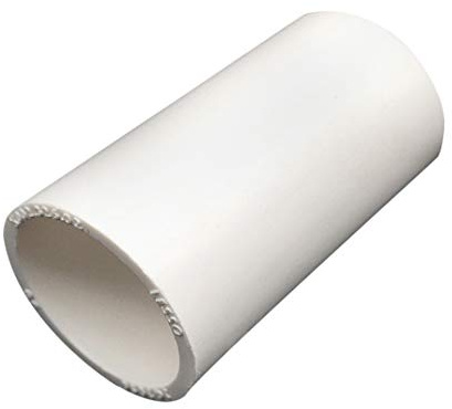 BOZONLI Aislamiento Eléctrico Cable Tubo Manguitos Tubo Recto de PVC Ø 40 mm, Accesorios de Tubería para Electricistas
