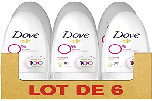 Déodorant Femme Bille 0% Invisible Care, anti-irritation et anti-traces, sans alcool, protection & soin 48h
