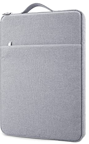 MicaYoung Funda para Ordenadores Portátil 11-11,6 Pulgadas Compatible con 11,6 MacBook Air Chromebook, Impermeable PC Blanda Bolsa Funda Ordenador con Mango, Gris