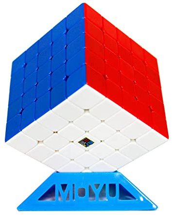 Oostifun MoYu MFJS MoFang JiaoShi Meilong M Cube 5x5 Cube Cubing Klassenzimmer Meilong 5 M 5x5x5 Smoothly Puzzle Cube Puzzle mit Einer Würfeltasche und einem Würfelstativ(Multi Color)