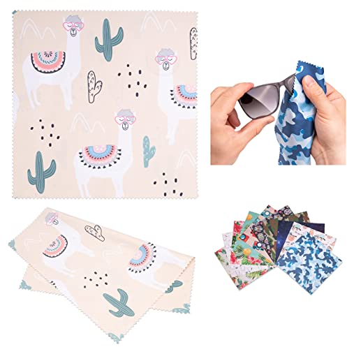 Lens-Aid Mikrofaser Reinigungstuch in schickem Design: Für Kamera, Objektiv, Display und als Brillen-Putztuch (Mikrofasertuch 20x20 cm)