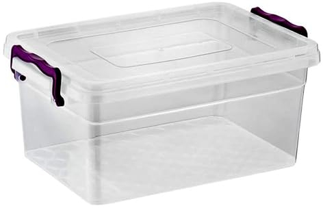 Best House 2 PCS Clear Plastic Storage Box with Lids, Storage Containers Use for Home, office, Kitchen, Toys and Goods (10 Litres)
