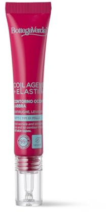 Bottega Verde - Contorno Occhi e Labbra, Collagene + Elastina, 10 ml, Azione Antirughe e Levigante, Per Tutti i Tipi di Pelle