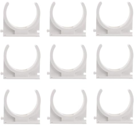 Hemobllo Durable U-Type Pipe Clamps Supports for Hose and Tubing Lightweight and Easy to Install for Fuel and Hoses Random Style