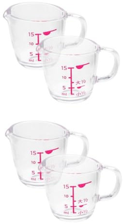 Alipis 4pièces Tasse à Mesurer Graduée As Lot Bec Pour Verser Précisément Pour Cuisine Et Boulangerie