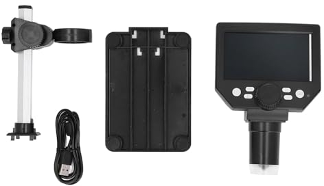 Digitales Mikroskop, 4,3 Zoll LCD, 10 MP, Elektronik-Reparaturmikroskop, ABS-Aluminiumlegierung, Lötmikroskop für die Industrielle Wartung