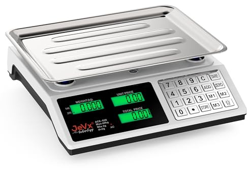 JEVX Basculas Comerciales - Balanza Digital Profesional