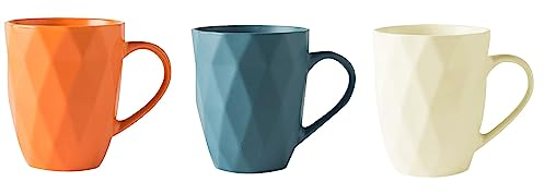 PWSHZ Birra particolari Tazze da caffè con copertina rigida Tazze isolanti con manico grande for caffè, tè, latte, latte, regalo, microonde, lavabili in lavastoviglie Bicchieri da birra (Color : Set)