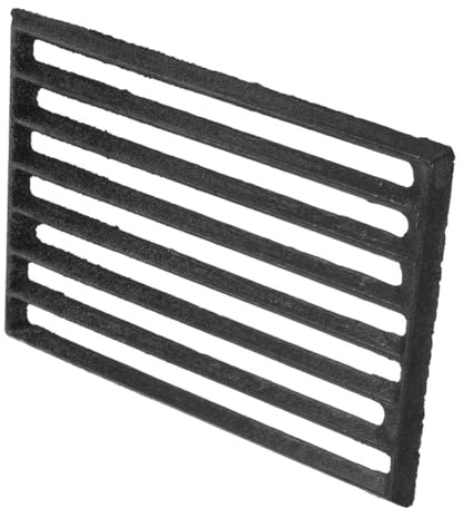 HANABASS Iron Bbq Fire Grate for Chiminea Outdoor Fireplace Metal Firewood Grate for Barbecue