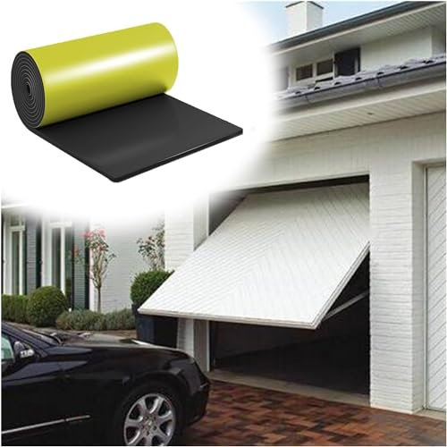 LNNW Rollo de esponja de goma autoadhesiva de 1/2mm de espesor, for asistente de estacionamiento de almacén, protectores de pared de garaje para la Protección de Las Columnas de Garaje y Apa(Yellow-th