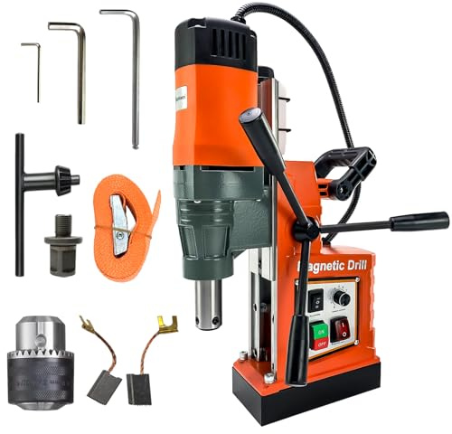 iMeshbean Mag Drill Press, 1800W 2 Boring Diameter, 3102lbf/13800N Power Portable Magnetic Drill, 760 PRM, Electric Drilling Machine for Metal Surface, Industrial and Home Improvement