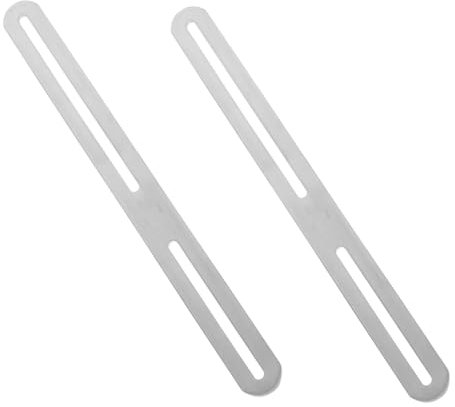 Artibetter 2stücke Eckverbinder Und Gerade Verbindungsplatten Reparaturwinkel Aus Edelstahl Flache Reparaturplatten Mit Langloch-verbindung Für Möbelbänder Und Regalreparatur