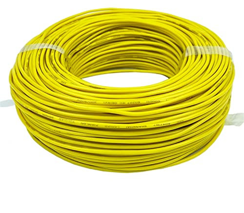 VBPCEFZTLK RV Câble de cuivre bloqué de Fil Fine 220V électrique PVC Cômes de cœurs recuit câbles d'alimentation LED 14AWG 10 12 16 16 18 AWG Fils et câbles(20M_10 AWG - 6MM2)