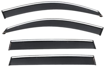 LXWUVIDD Windabweiser Autofenster für VW Tiguan MK1/5N 2007-2015, Autofenster Regenschutz Regenschutz Antibeschlag Langlebig Auto Zubehör