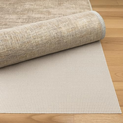 Anti Slip Rug Underlay 200 X 120cm, Multipurpose Non Slip Mat, Cuttable Non Slip Rug Underlay for Hard Floors, Tray and Drawer(White, Thickened)