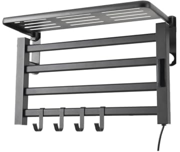 NICCOO Handtuchheizkörper Elektrisch, 55cm*22cm Elektrischer Badheizkörper